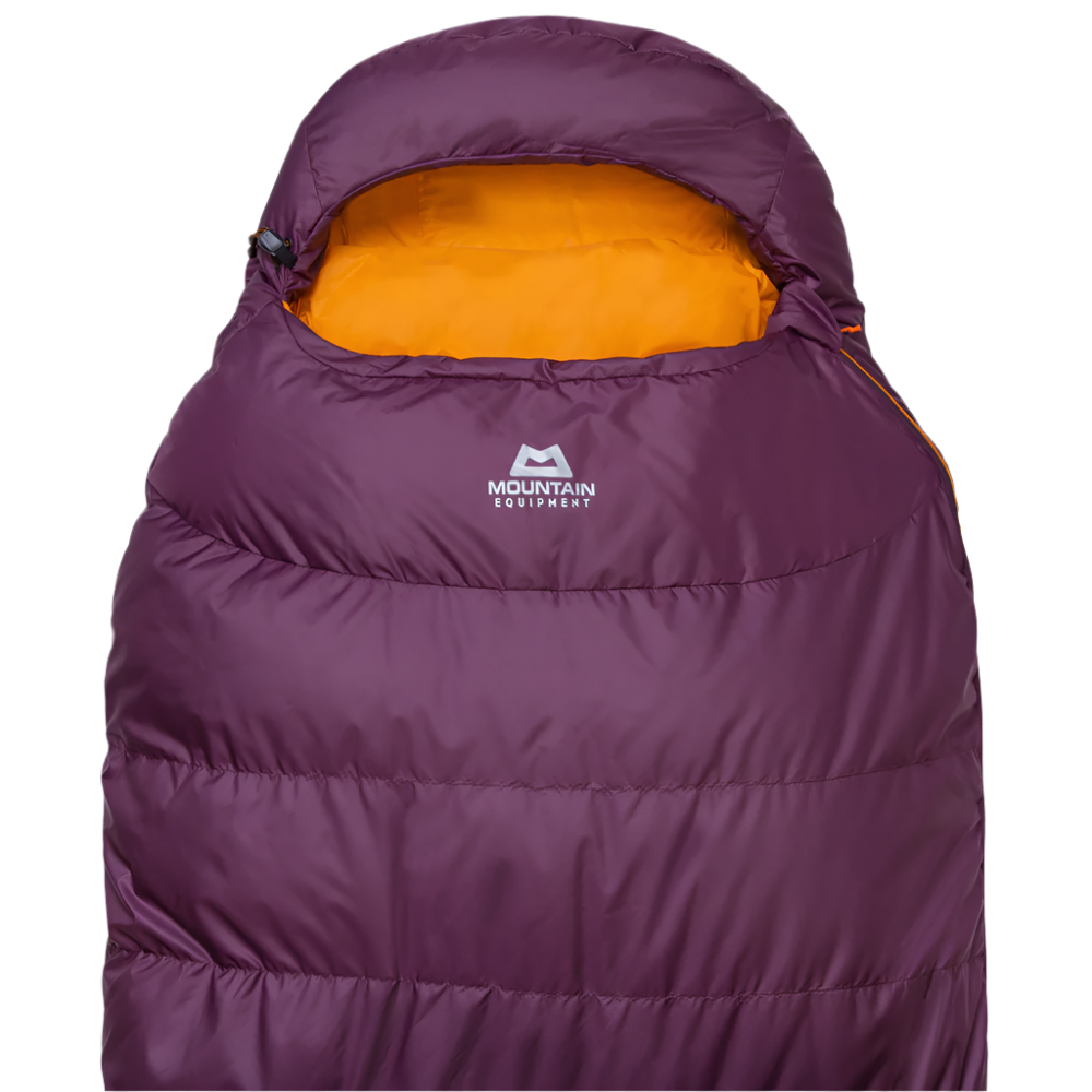 Mountain Equipment Classic Eco 750 Women's Sleeping Bag Outdoor Action Raisin- hood