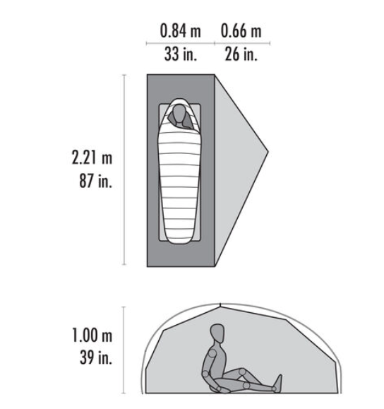 MSR Freelite 1 Tent Outdoor Action
