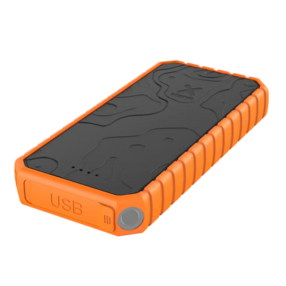 Xtorm Xtreme Rugged Power Bank 20.000mAh Outdoor Action Black, Orange - Flashlight