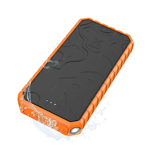 Xtorm Xtreme Rugged Power Bank 20.000mAh Outdoor Action Black, Orange - Angled View