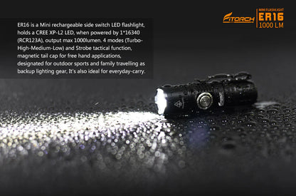 Fitorch ER16 Torch with Battery Outdoor Action