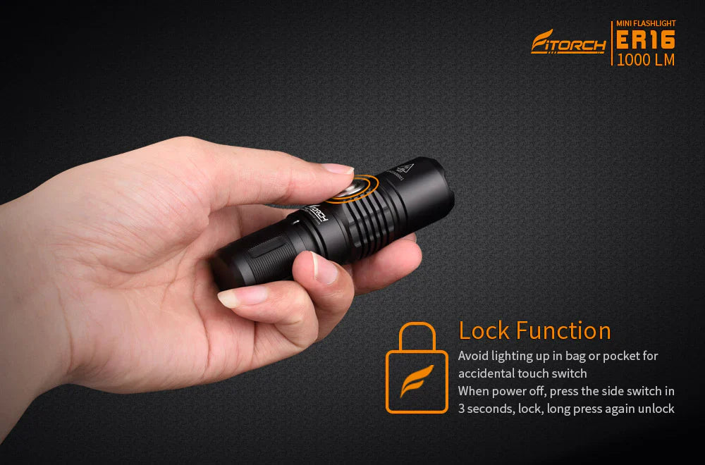 Fitorch ER16 Torch with Battery Outdoor Action