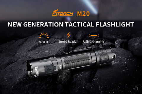 Fitorch M20 Rechargeable Tactical Torch