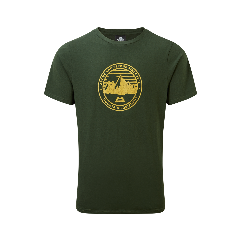 Mountain Equipment Roundel Men's Tee Outdoor Action Conifer - Front