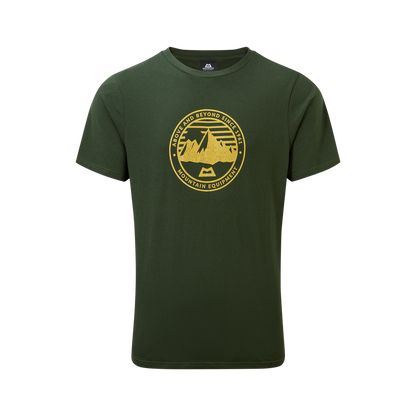 Mountain Equipment Roundel Men's Tee Outdoor Action Conifer - Front