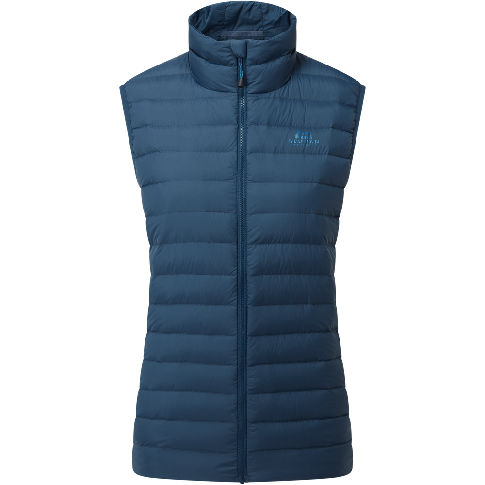 Mountain Equipment Earthrise Women's Vest Outdoor Action Majolica Blue - Front