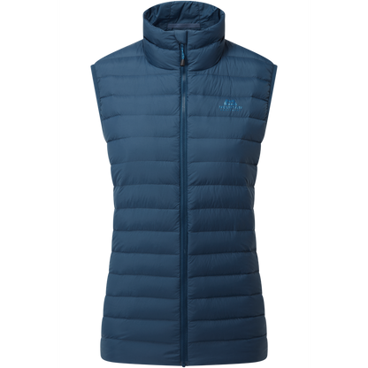 Mountain Equipment Earthrise Women's Vest Outdoor Action Majolica Blue - Front