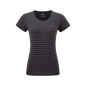 Mountain Equipment Groundup Stripe Women's Tee Outdoor Action Cosmos Stripe- front