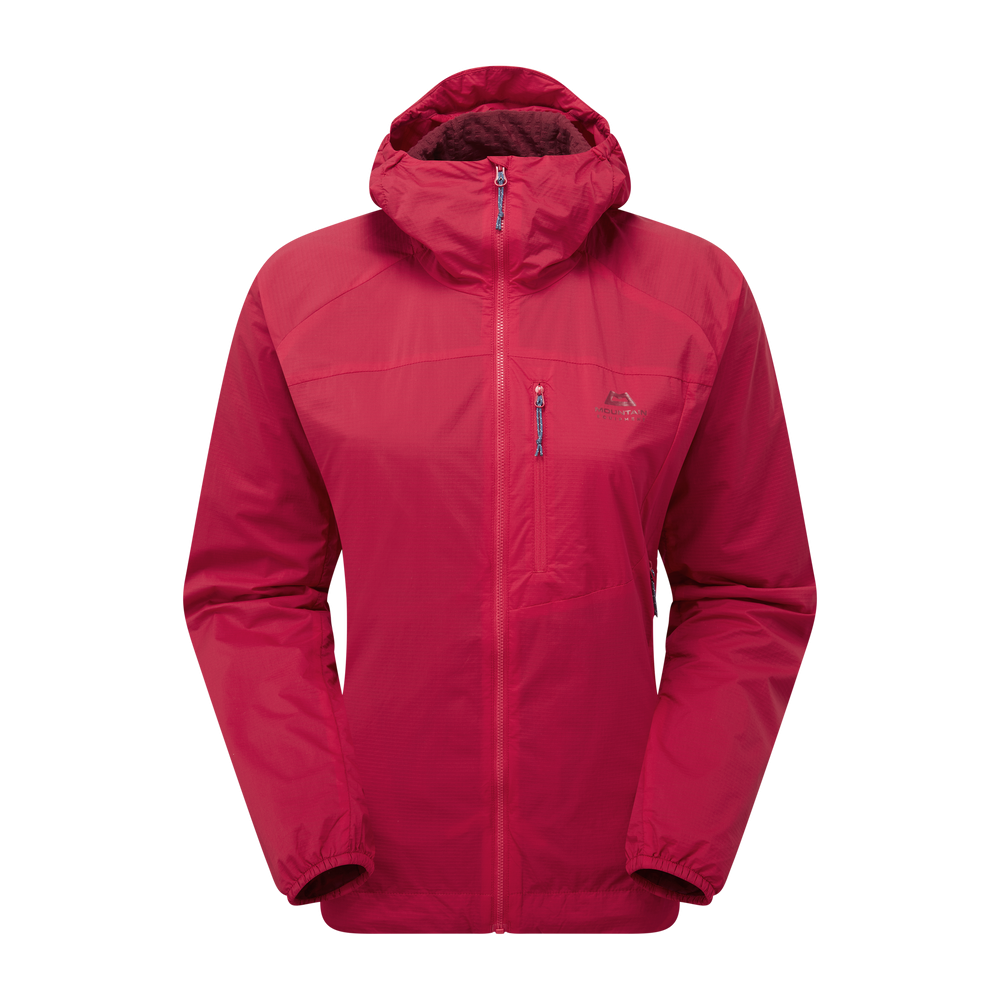 Mountain Equipment Aerotherm Women's Jacket Outdoor Action Capsicum Red - Front