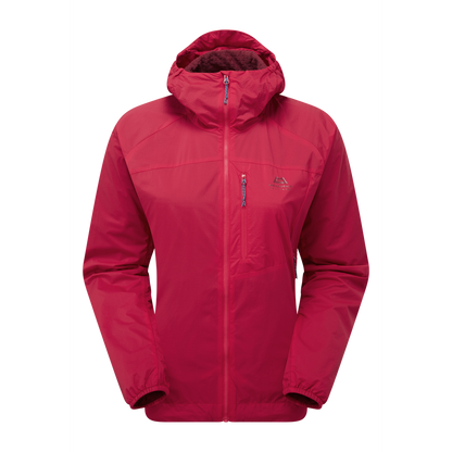 Mountain Equipment Aerotherm Women's Jacket Outdoor Action Capsicum Red - Front