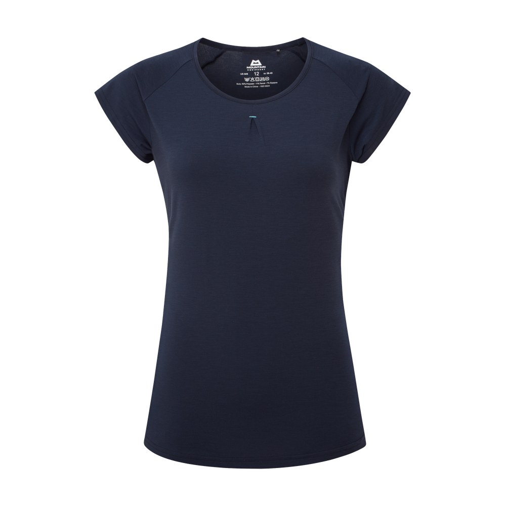 Mountain Equipment Equinox Women's Tee Outdoor Action Cosmos - Front