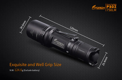 Fitorch P30Z Zoomable Torch