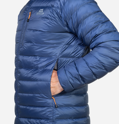 Mountain EquipmentMountain Equipment Frostline Men's Down Jacket Outdoor Action - pocket detail