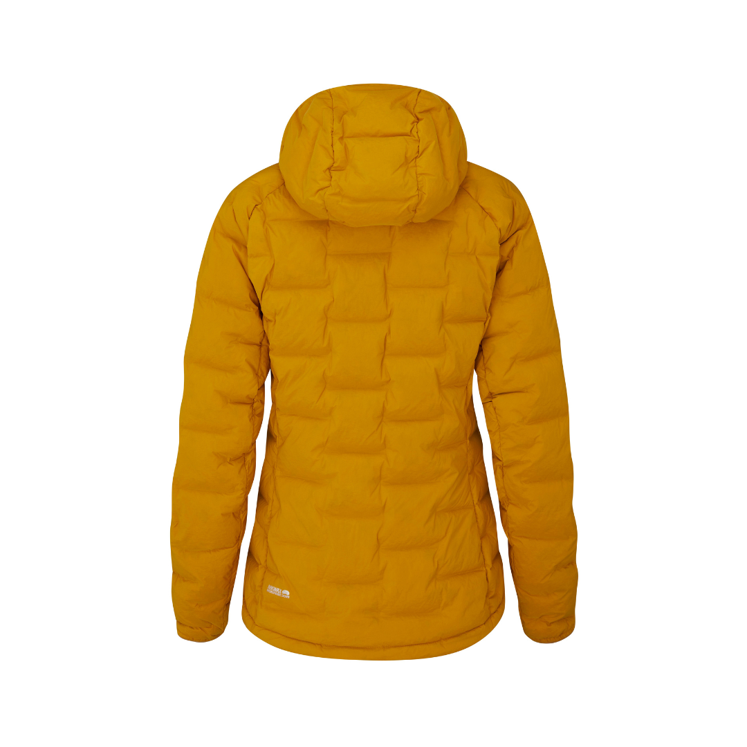 Rab Women's Cubit Stretch Down Hoody Dark Butternut - Back