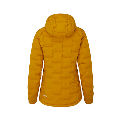 Rab Women's Cubit Stretch Down Hoody Dark Butternut - Back