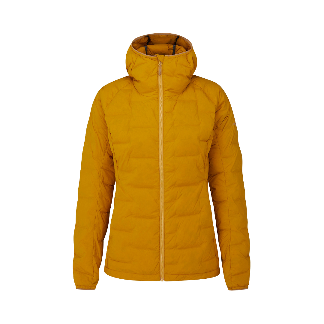 Rab Women's Cubit Stretch Down Hoody Dark Butternut - Front