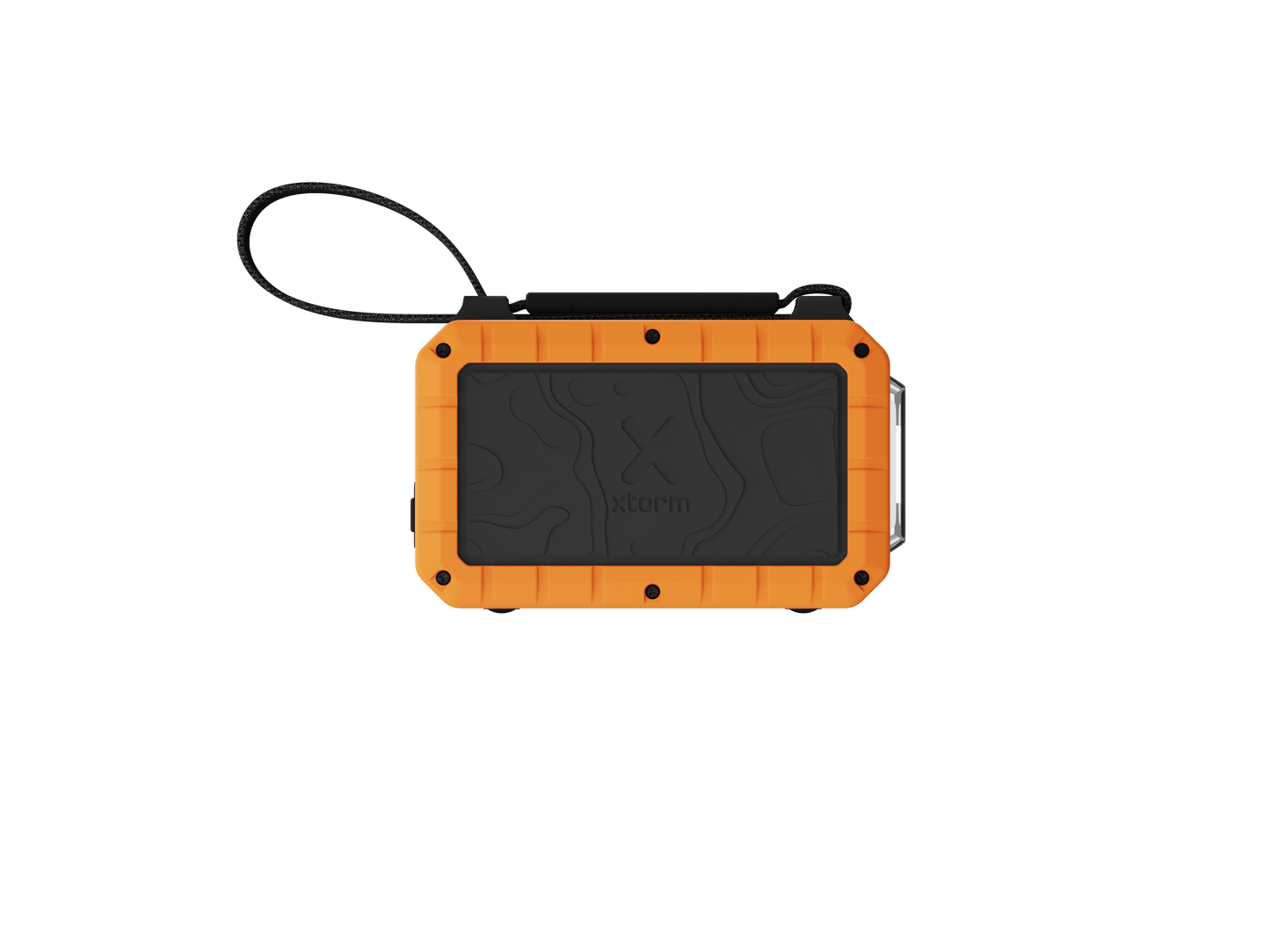 Xtorm Rugged Flashlight Powerbank 40.000 100W- Torch Outdoor Action Black/Orange - Side