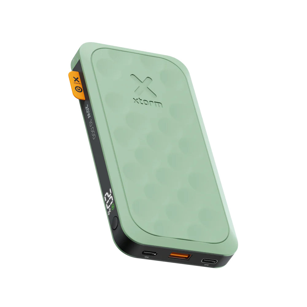 Xtorm 20W Fuel Series 5 Power Bank - 10.000 mAh sage green