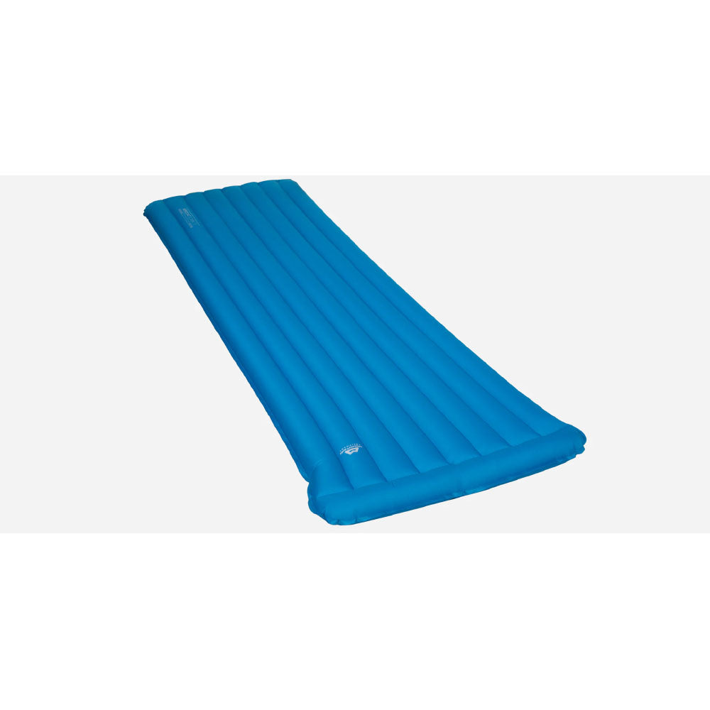 Mountain Equipment Aerostat Down 7.0 Mat Wide Regular Outdoor Action Mykonos Blue - Full View