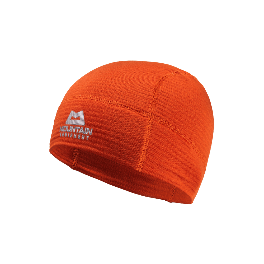 Mountain Equipment Mountain Equipment Eclipse Beanie Outdoor Action Cardinal Orange - Side View