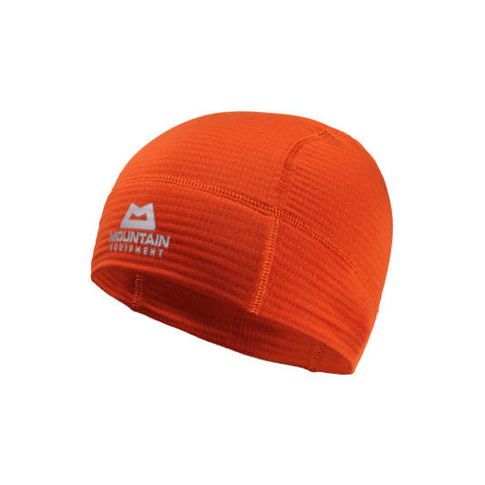 Mountain Equipment Mountain Equipment Eclipse Beanie Outdoor Action Cardinal Orange - Side View