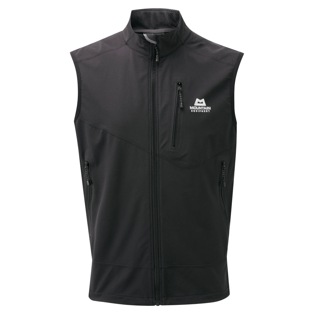 Mountain Equipment Frontier Men's Vest Outdoor Action Black - Front