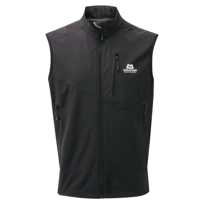 Mountain Equipment Frontier Men's Vest Outdoor Action Black - Front