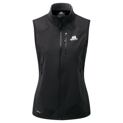 Mountain Equipment Frontier Women's Vest Outdoor Action Black - Front