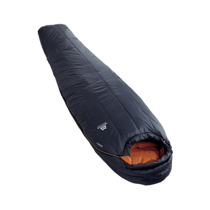 Mountain Equipment Nova II Sleeping Bag Outdoor Action Cosmos / Blaze - Slanted Full Length