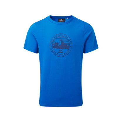 Mountain Equipment Roundel Tee Outdoor Action Azure - Front