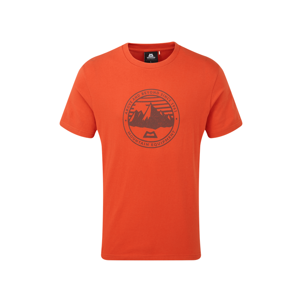 Mountain Equipment Roundel Tee Outdoor Action Paprika - Front